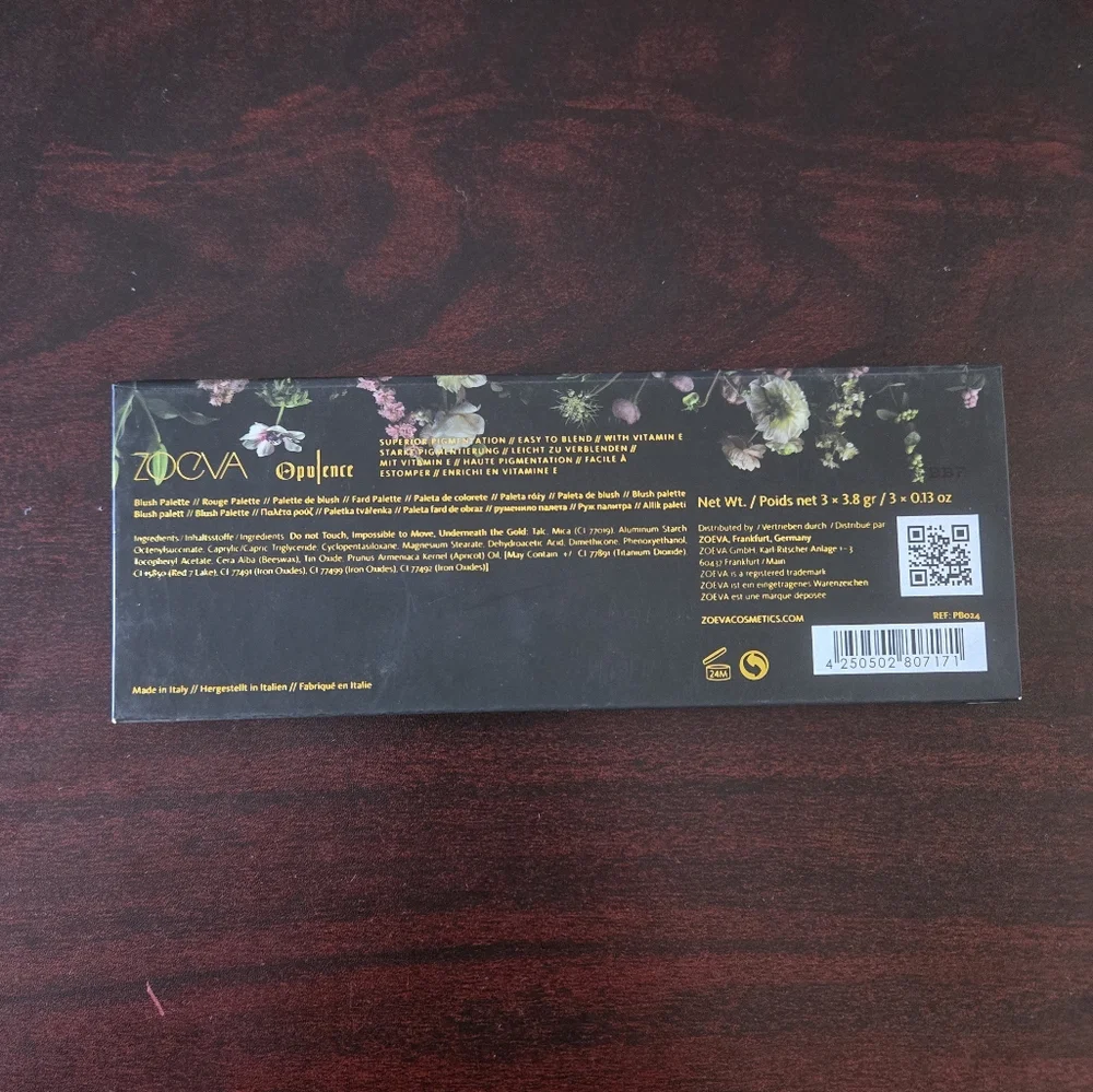 Zoeva Opulence blush palette
